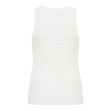 Cotton Crochet Tank - Off White