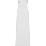 Strapless Tie Back Dress - Silver