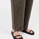 Fine Double Strap Slide - Black