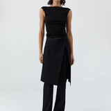 Organic Cotton Ballerina Top - Jet Black