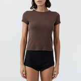 Organic Cotton Baby Tee - Fudge