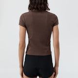 Organic Cotton Baby Tee - Fudge