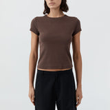 Organic Cotton Baby Tee - Fudge
