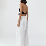 Soft Jersey Halter Top - Jet Black