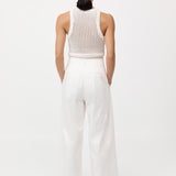 Cotton Crochet Tank - Off White