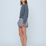 Classic Cable Knit Sweater - Grey