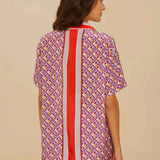 Graphic Pineapple Scarf Multicolour Shirt