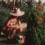 Palma Wide Fedora - Natural