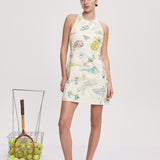 Court Mini Dress - Cream