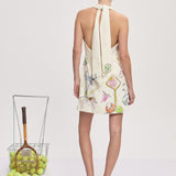 Court Mini Dress - Cream