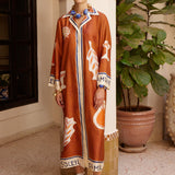 Soleil D'amour Silk Shirtdress