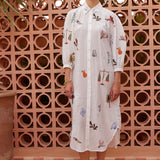 Mina Embroidered Shirtdress