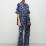 Bias Cut Pants - Hounds Paisley
