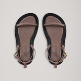 Idris Heeled Sandal - Putty Suede