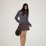 Knit Long Sleeve - Steel