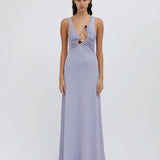 Spiral Crystal Tank Dress - Lavender