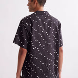 Canty Light Reflection Short Sleeve Shirt - Black