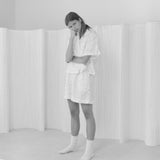 The Woven Sock - Cream