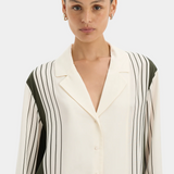 Leilana Shirt - Garden Stripe