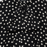 Ruby Shirt - Black/White Double Dot Jacquard