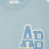Miles Oversized Sweatshirt Letterman - Pastel Blue