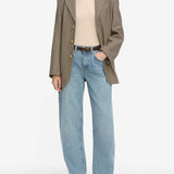 Low Slung Barrel Jeans - Dollhouse