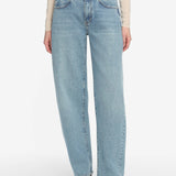 Low Slung Barrel Jeans - Dollhouse