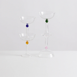 Tassel Champagne Coupes - Set of 4