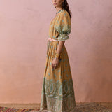 Lucent Maxi Smock Dress