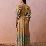 Lucent Maxi Smock Dress
