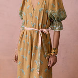 Lucent Maxi Smock Dress