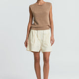 Lark Organic Cotton Sweater - Pale Neutra