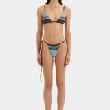 Rioja String Triangle Top - Pacha Mineral Stripe