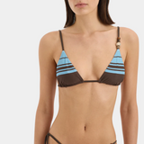 Rioja String Triangle Top - Pacha Mineral Stripe
