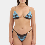 Rioja String Triangle Top - Pacha Mineral Stripe