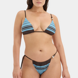 Rioja String Triangle Top - Pacha Mineral Stripe
