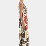 Julietta Scoop Neck Maxi Dress - Fiorello Rosso