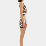 Julietta Square Neck Mini Dress - Fiorello Rosso