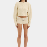Tropicana Cardigan - Natural