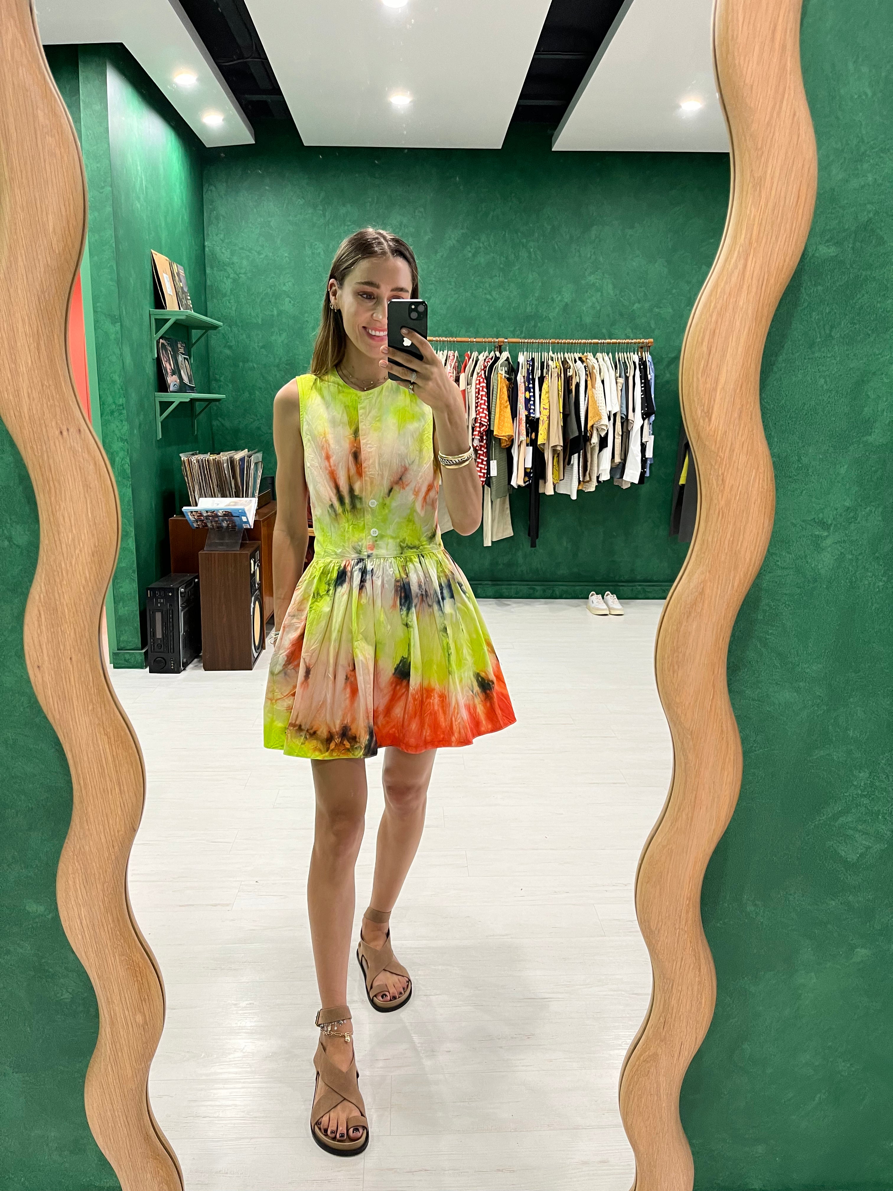 Sleeveless Mini Dress - Fireworks – Peggy Concept Store