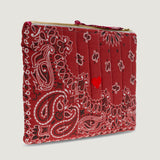 Zipped Heart Pouch - Vintage Red/Real Red