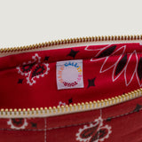 Zipped Heart Pouch - Vintage Red/Real Red
