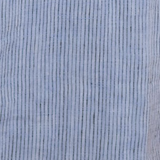 Button Halter - Blue Stripe