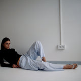 Ease Trouser - Mineral Stripe