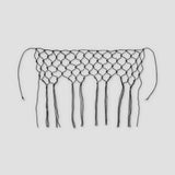 Macrame Belt - Black
