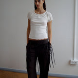 Macrame Belt - Black