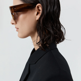 Linea Oversized Sunglasses - Tortoiseshell/Grey