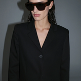 Linea Oversized Sunglasses - Tortoiseshell/Grey