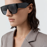 Linea Oversized Sunglasses - Black/Grey