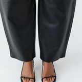 Petit Belt Sling Back Heel - Black